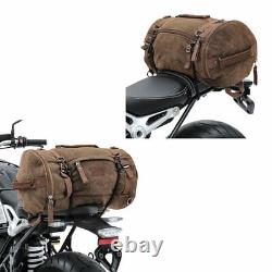 2x Tail Bag 25L Vintage Canvas Backpack luggage roll brown Craftride Discount Se