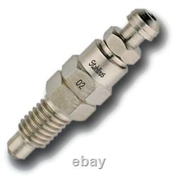 3x stahlbus bleeder screw with venting valve M8x1.25x16 + 2 alu caps anthracite