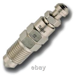 4x stahlbus bleeder screw with venting valve M10x1.0x16mm +Alu caps anthracite