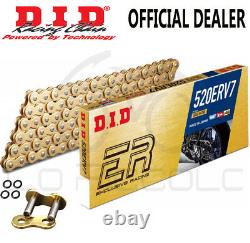DID Step 520 Erv7 120 Jerseys X-ring Gold Motorcycle Track Transmission Chain