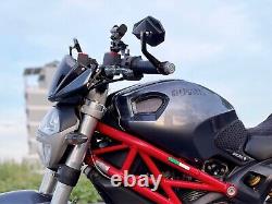 Emark CNC Motorcycle Handlebar End Bar Mirror for Honda Aprilia Suzuki Ducati