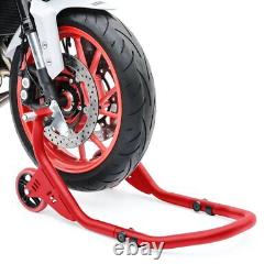 Front Stand Front motorcycle Constands red DP1231