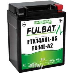 Fulbat FTX14AHL-BS / FB14L-A2 Gel Battery For Honda CB 750 F Bol d? Or 1980-1982