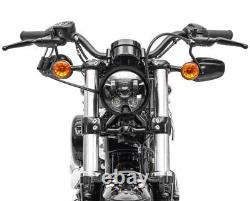 LED Headlight Motorcycle Craftride black DK2145