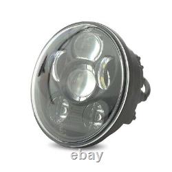 LED Headlight Motorcycle Craftride black DK2145