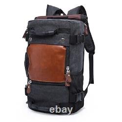 Motorcycle Backpack / Tail bag Canvas Vintage VG6 28L black Craftride