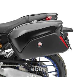 Motorcycle panniers + rack side cases Bagtecs PX74 Universal black matt