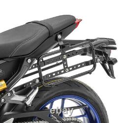 Motorcycle panniers + rack side cases Bagtecs PX74 Universal black matt