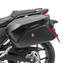 Motorcycle panniers + rack side cases Bagtecs PX74 Universal black matt