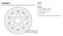 Pair Of Front Discs Brembo Gold Series Floating Benelli 900 Tre-k 899 2011