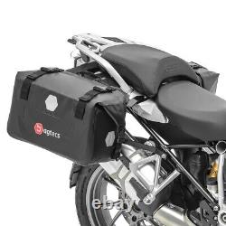 Set Motorcycle Saddlebags RB25 + Top Box XB45 45L Bagtecs waterproof